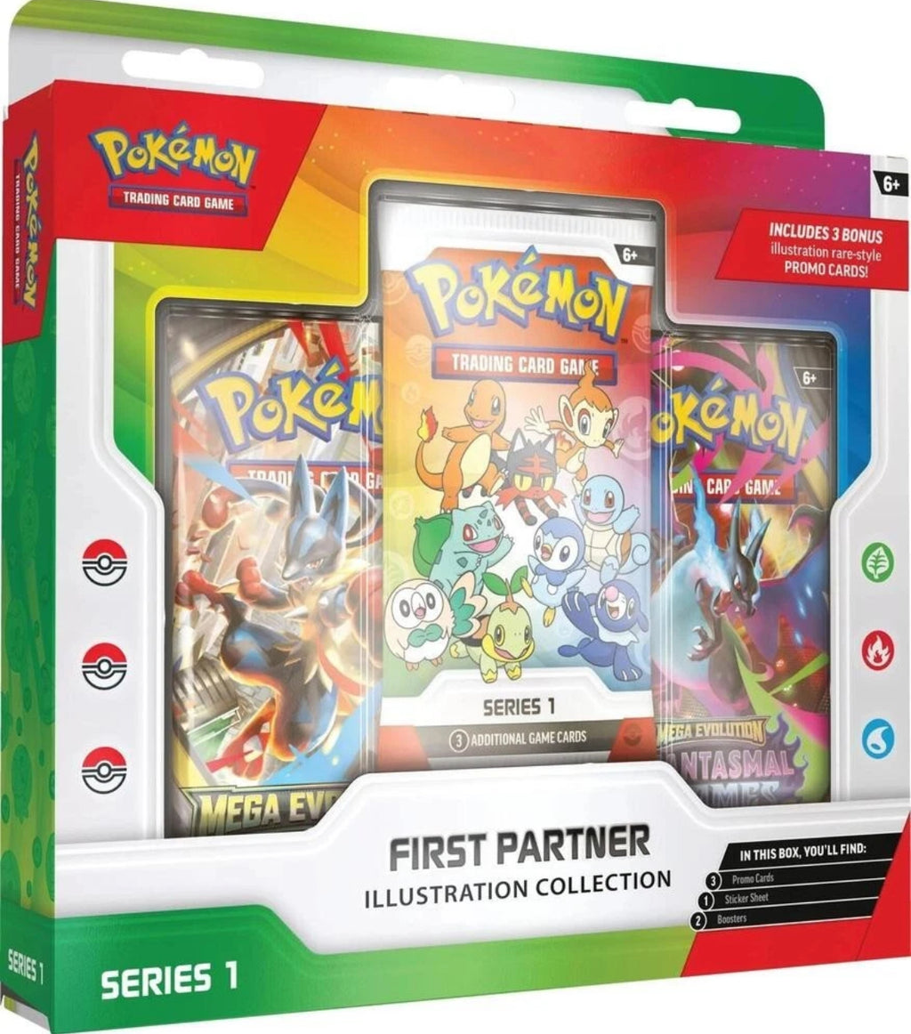 PREORDER 4/1**
Pokemon First Partner Illustration Collection: Series 1