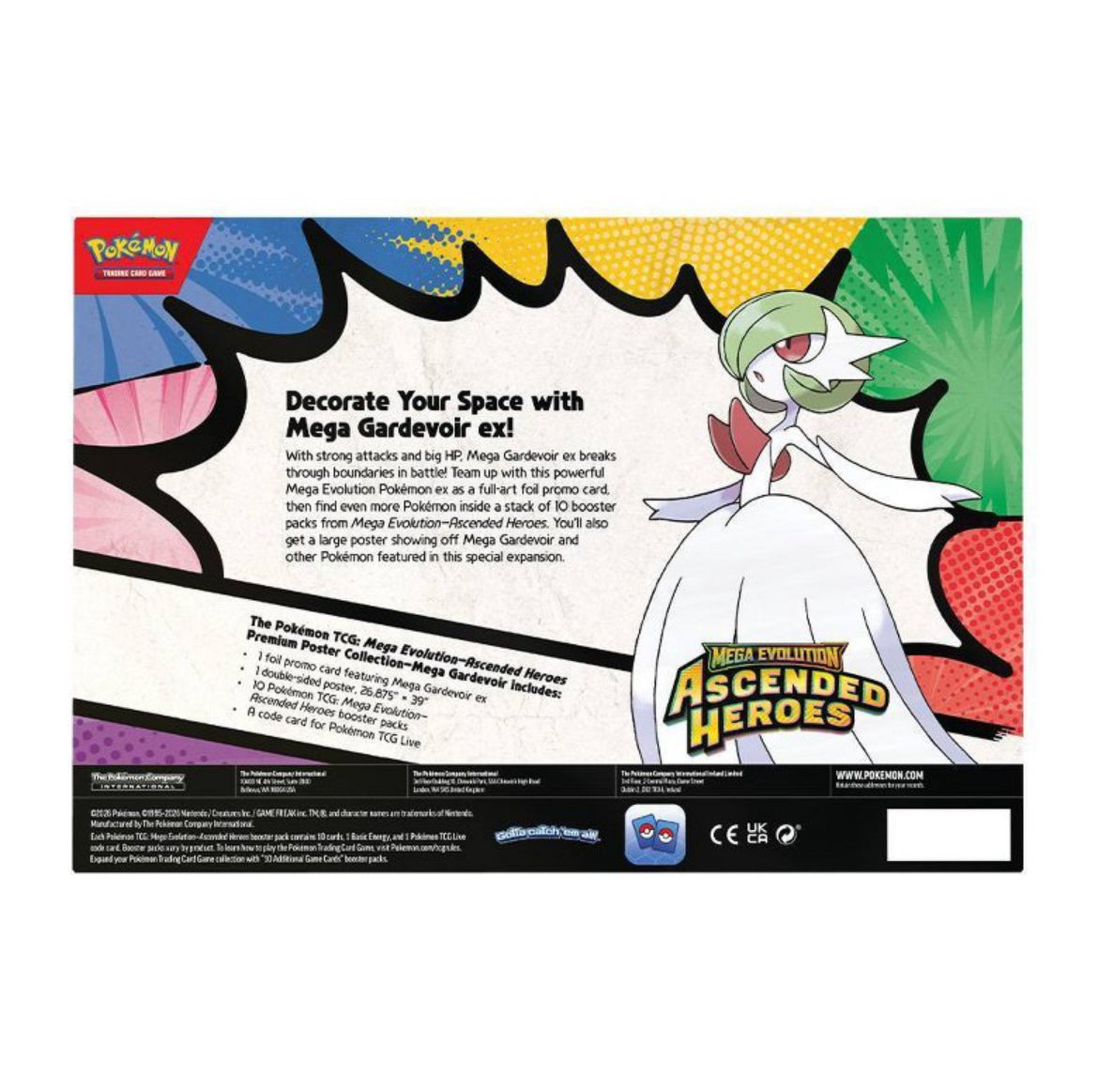 PREORDER 4/1**            Pokemon Ascended Heroes Premium Poster Collection