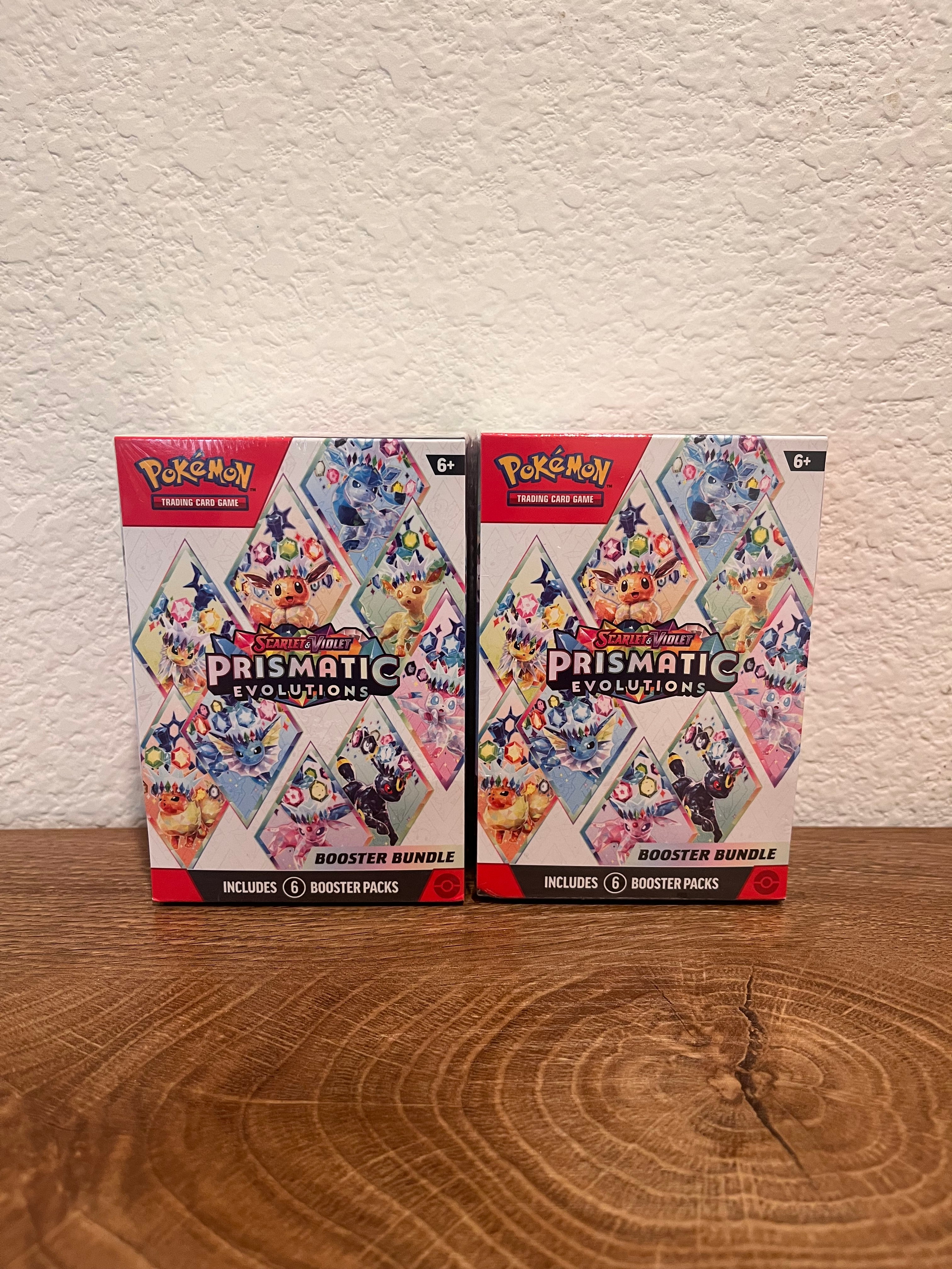 Pokemon: Prismatic Evolution Booster Bundle Box- 2 BOXES INCLUDED